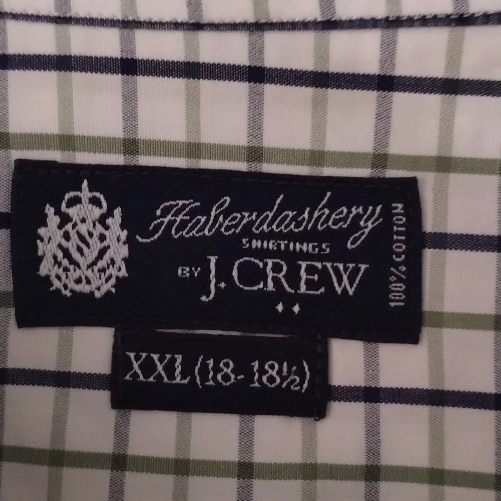 NWOT J. Crew Haberdashery Designer Long Sleeve Button Up Woven Shirt Men's XL